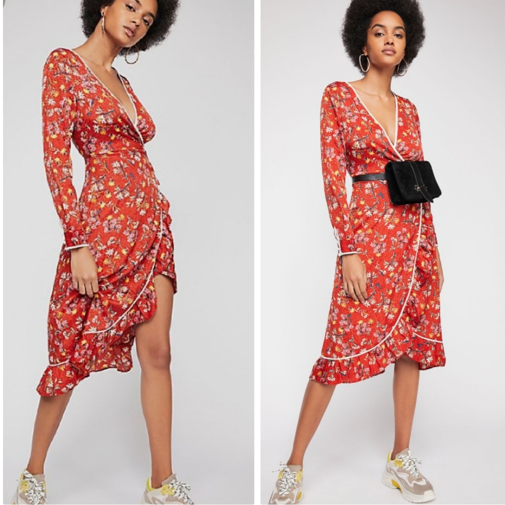 Free people covent garden midi dress